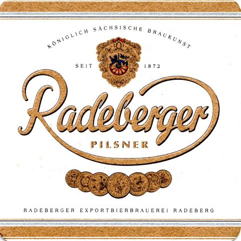 radeberg bz-sn radeberger spezial 1a (quad180-o & u weigoldsilberrand)